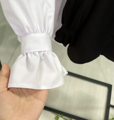 شومیز داکرون مچ چین دار