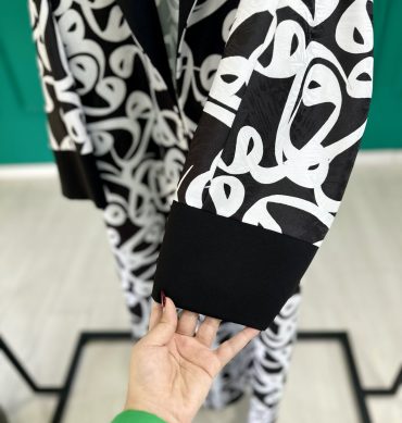 مانتو عبایی کالیگرافی