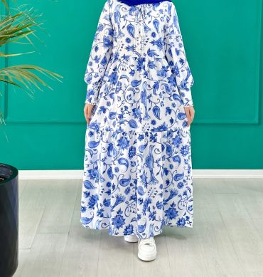 مانتو پیراهنی نواردوزی پرنده
