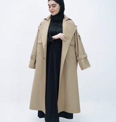 ترنچ کت بلند