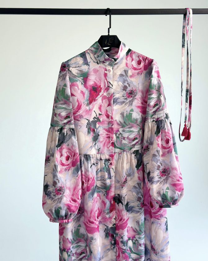 مانتو پیراهنی Flower - Image 3
