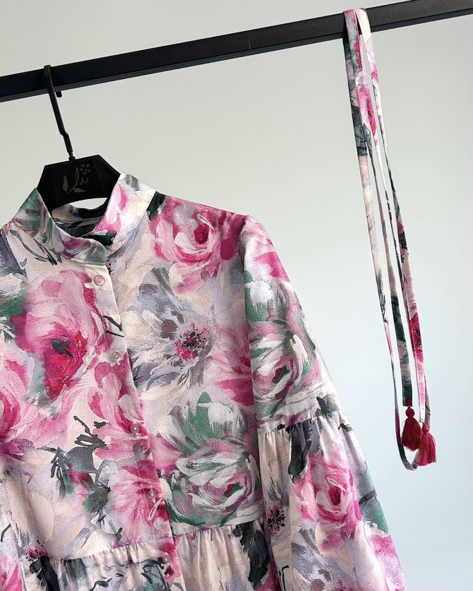 مانتو پیراهنی Flower - Image 6