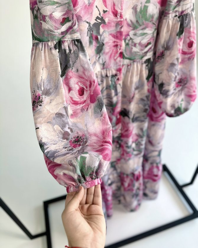 مانتو پیراهنی Flower - Image 5