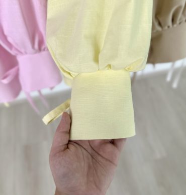 شومیز لینن گره ای