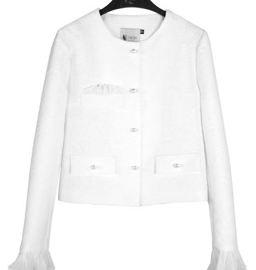 کت ژاکارد پلیسه