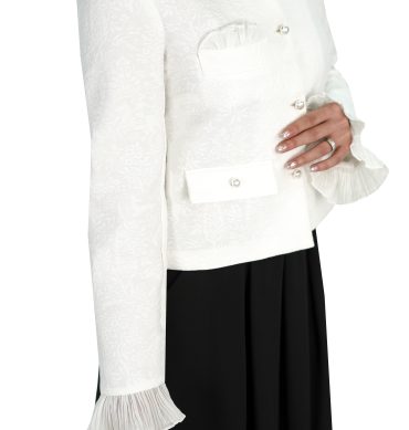 کت ژاکارد پلیسه